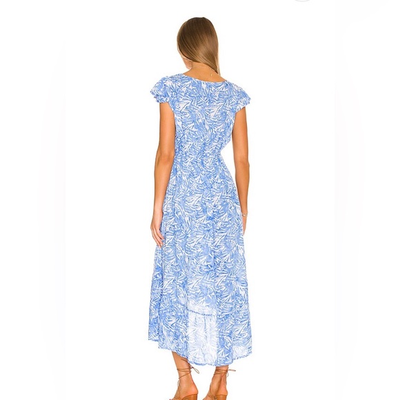 Revolve Blake Dress in Batik Breeze Sky Tiare Hawaii Small Medium New with Tags - Picture 3 of 3